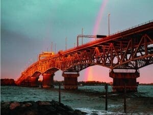 Coleman Bridge photographed by Sean Smith