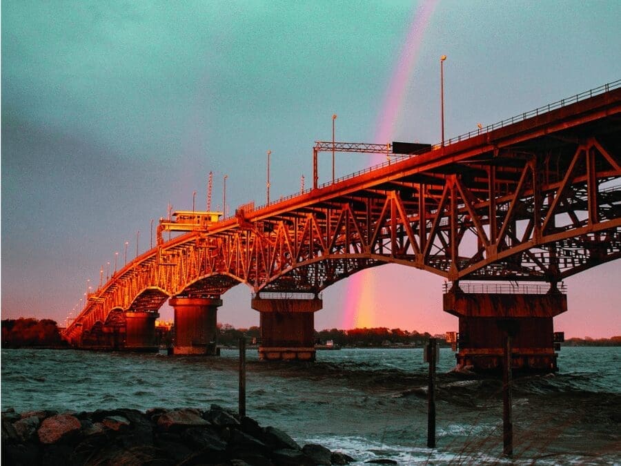 Coleman Bridge photographed by Sean Smith
