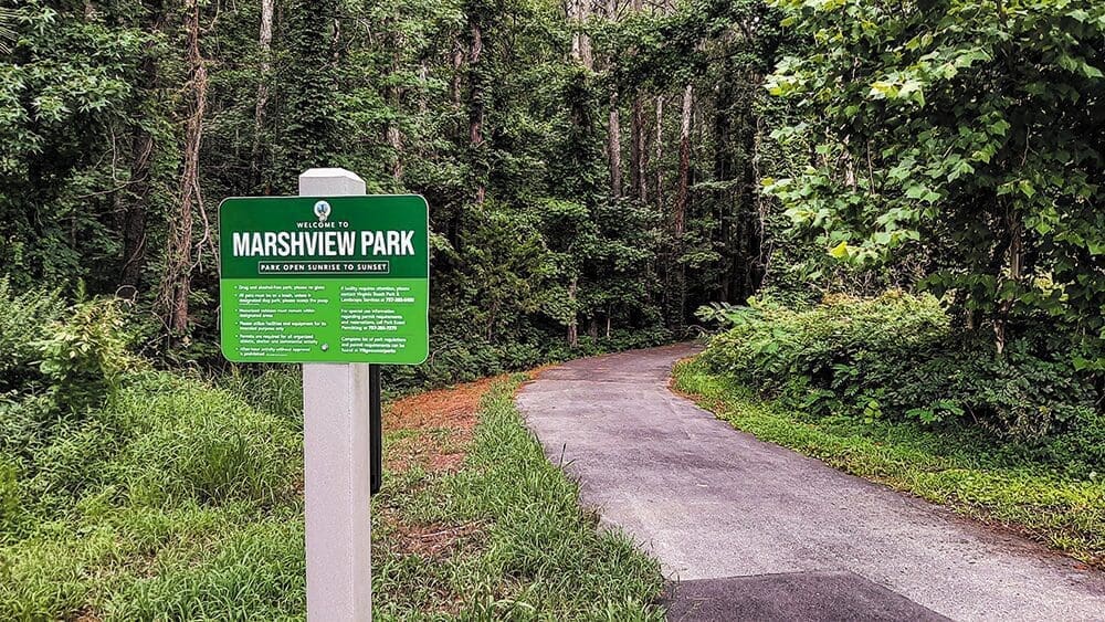 Marshview Park Sign