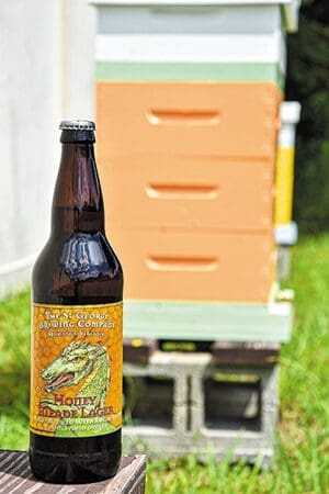 BEER BUZZ St. George Brewing in Hampton partners with Colonial Beekeepers for their Honey Meade Lager and Virginia Living Museum for their Oyster Stout.