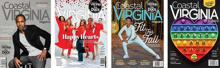Coastal Virginia Magazine covers