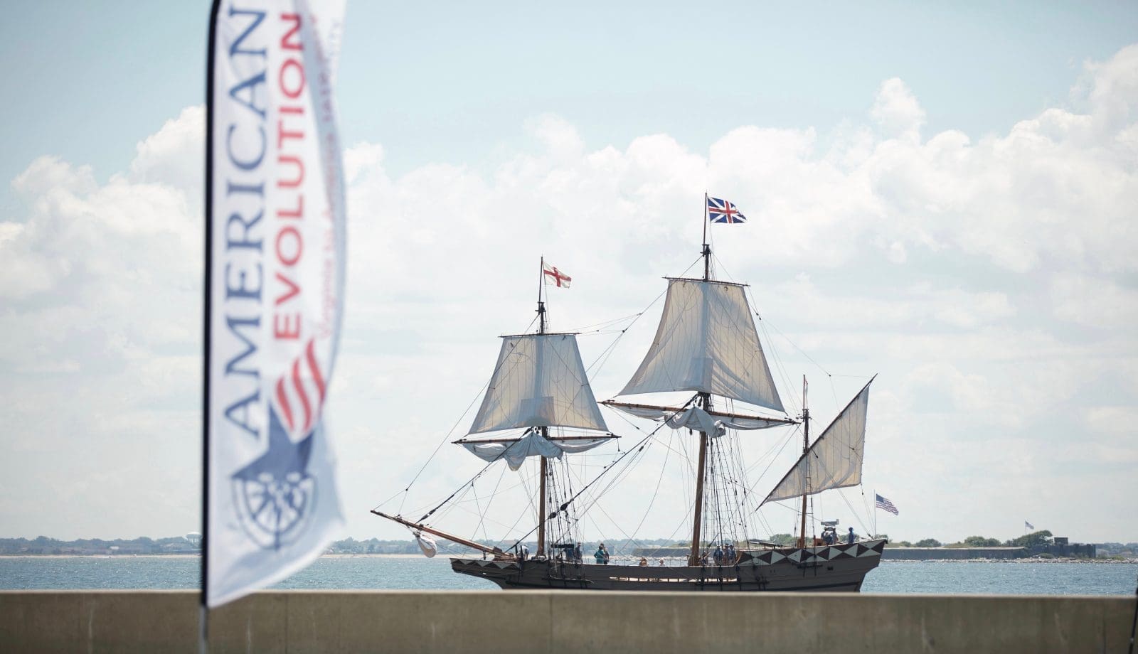 Replica ship at African Arrival Day
