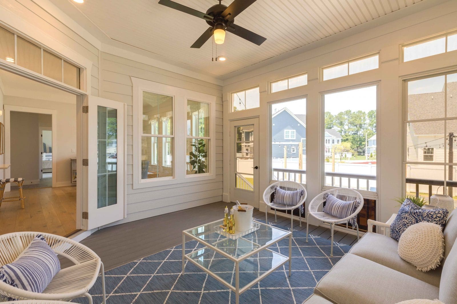 outdoor space at Idea House