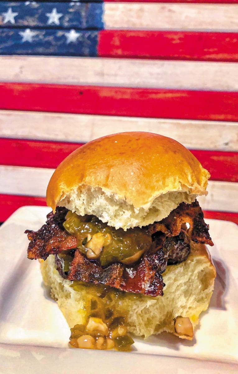 Bunker Brewpub burger