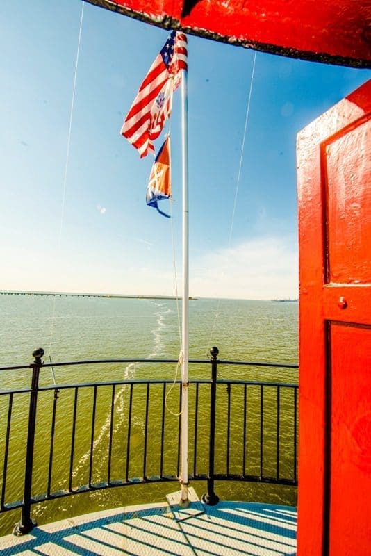 middle ground lighthouse flags