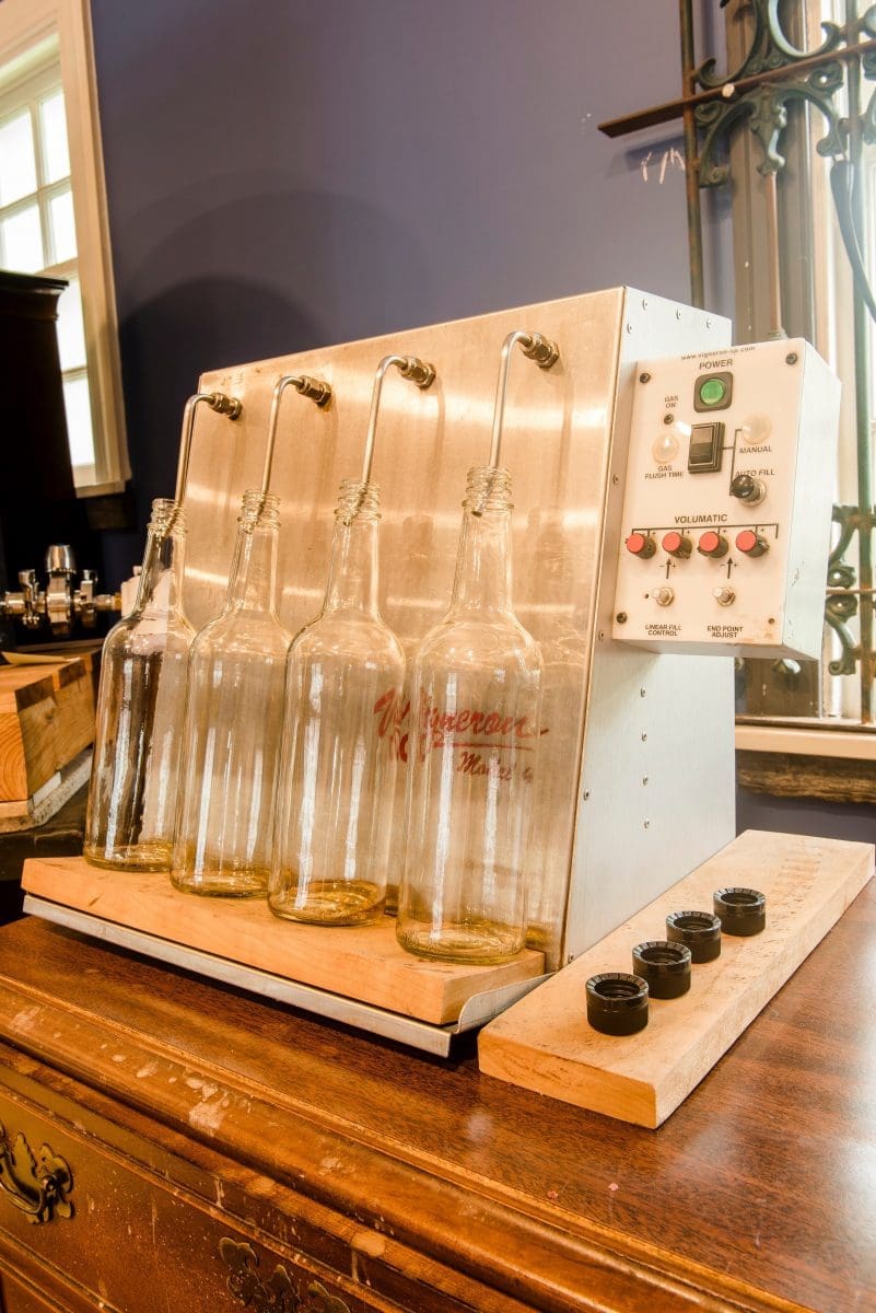 distilling process at Copper Fox Distillery, Williamsburg