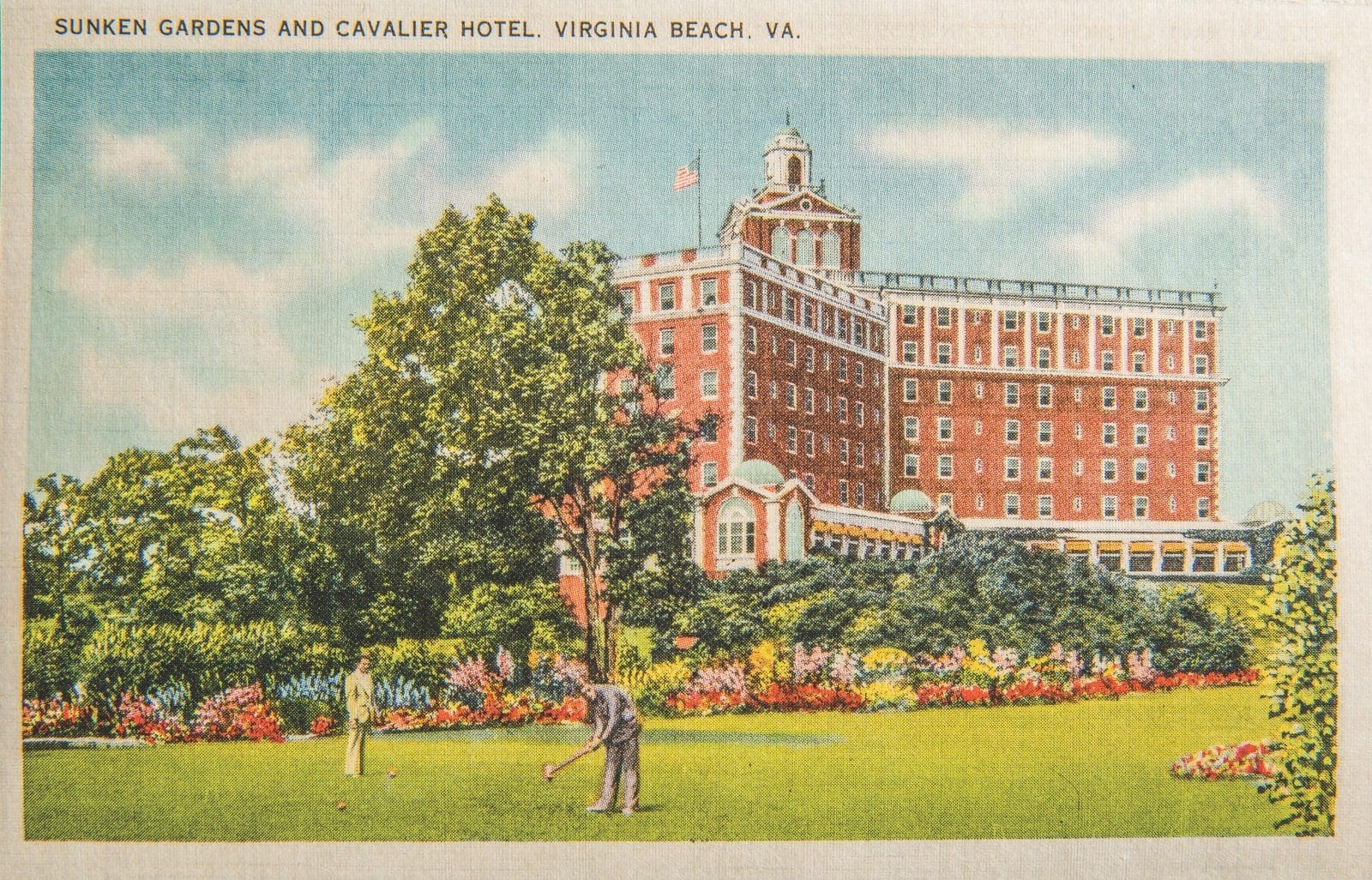 Cavalier Hotel Virginia Beach postcard
