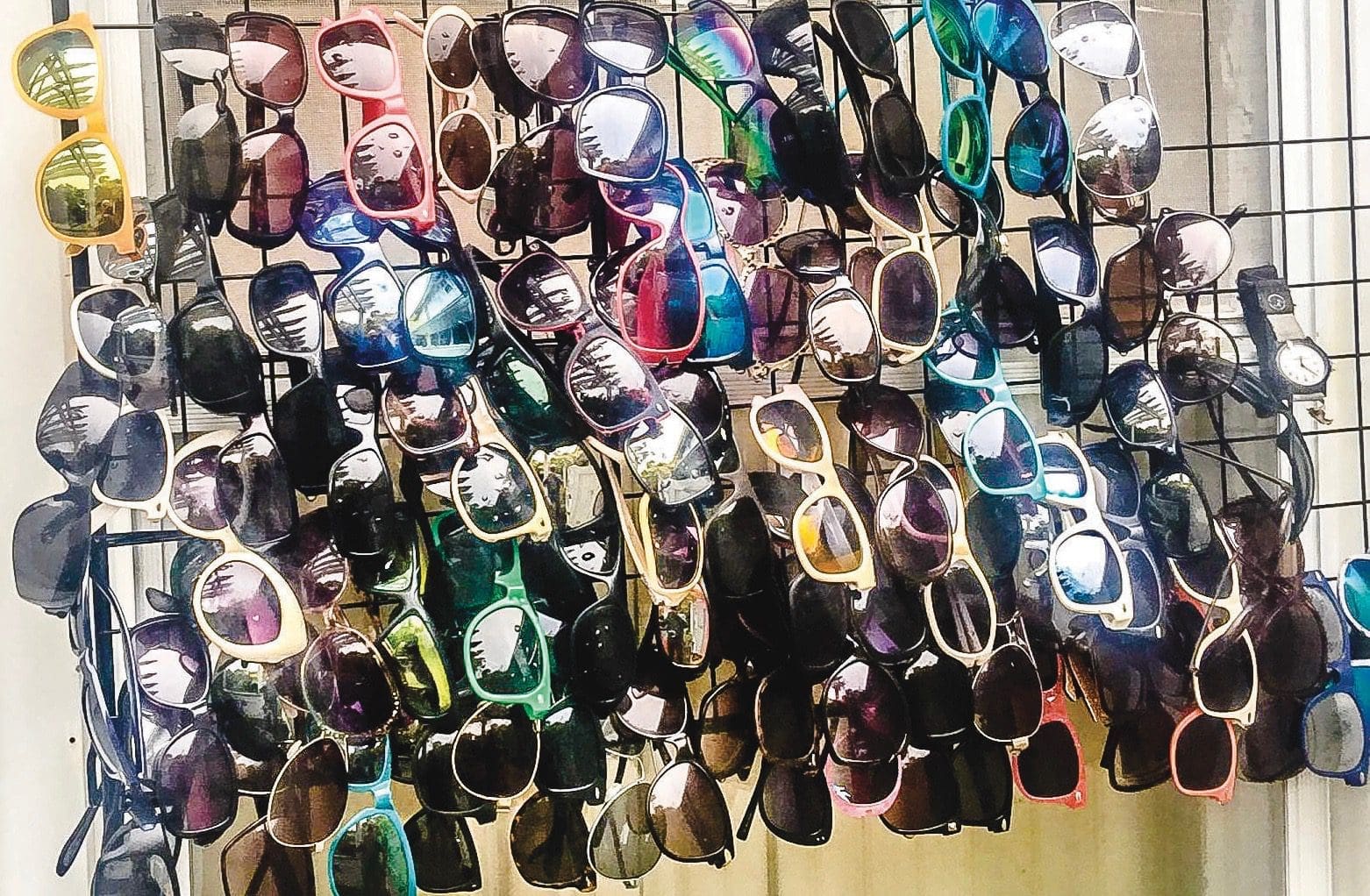 Sunglasses collection, Virginia Beach