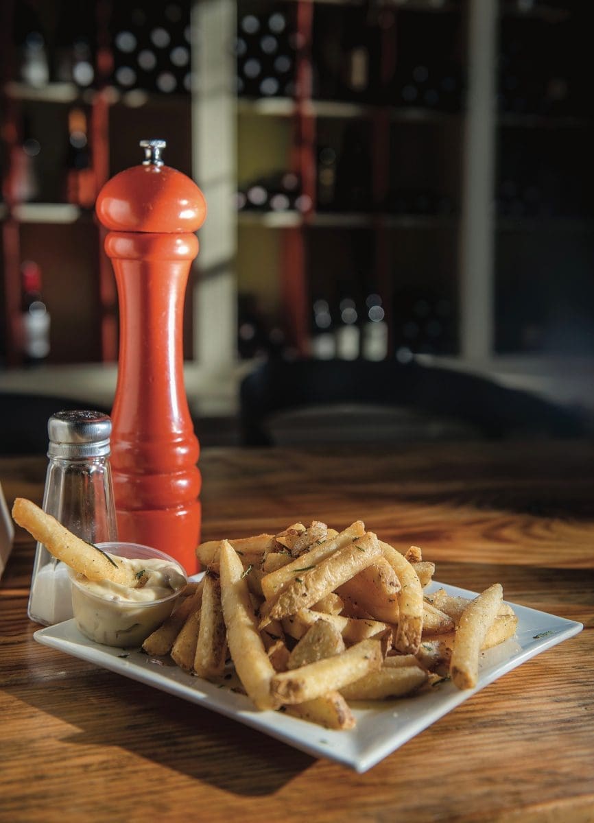 Pendulum Fine Meats fries, Norfolk