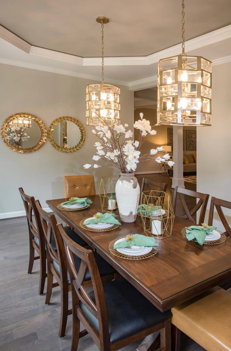 dining room in CoVa Idea House