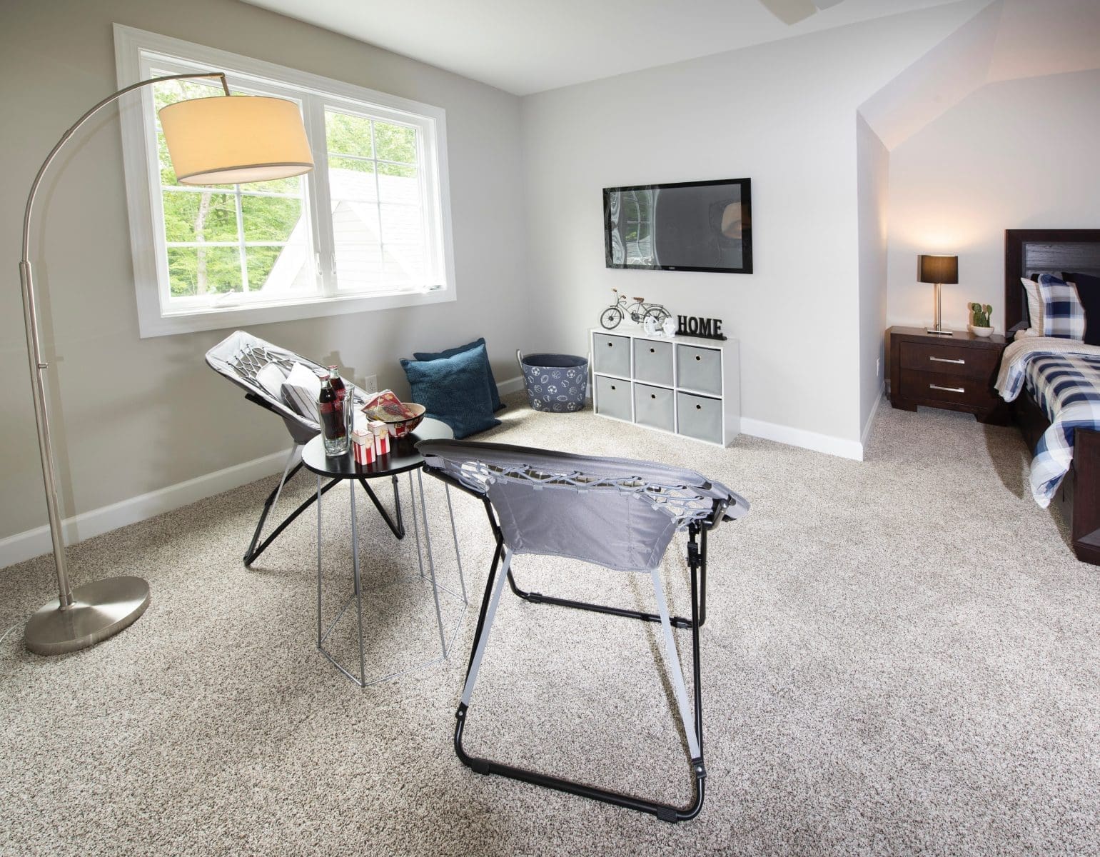 chairs and TV