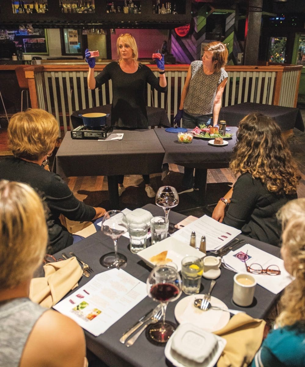 cooking class at Croc's