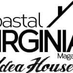 Coastal Virginia Magazine Idea House logo, black text with a house roofline graphic.