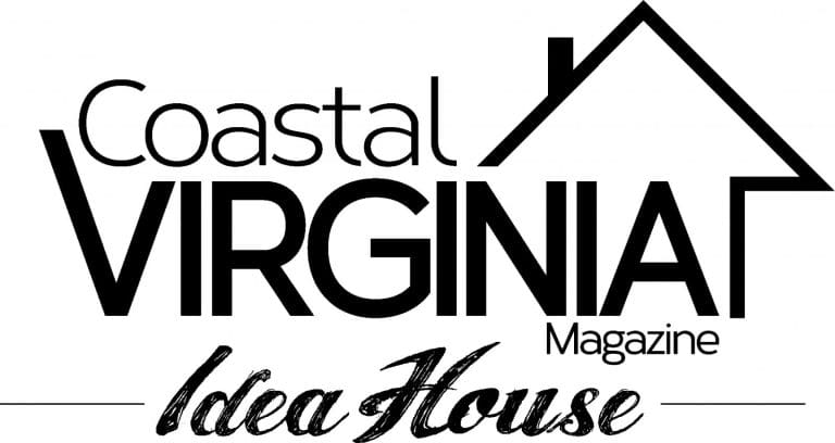 Coastal Virginia Magazine Idea House logo, black text with a house roofline graphic.