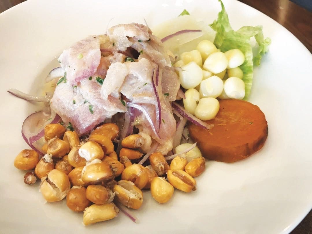 classic fish ceviche, cholo's peruvian