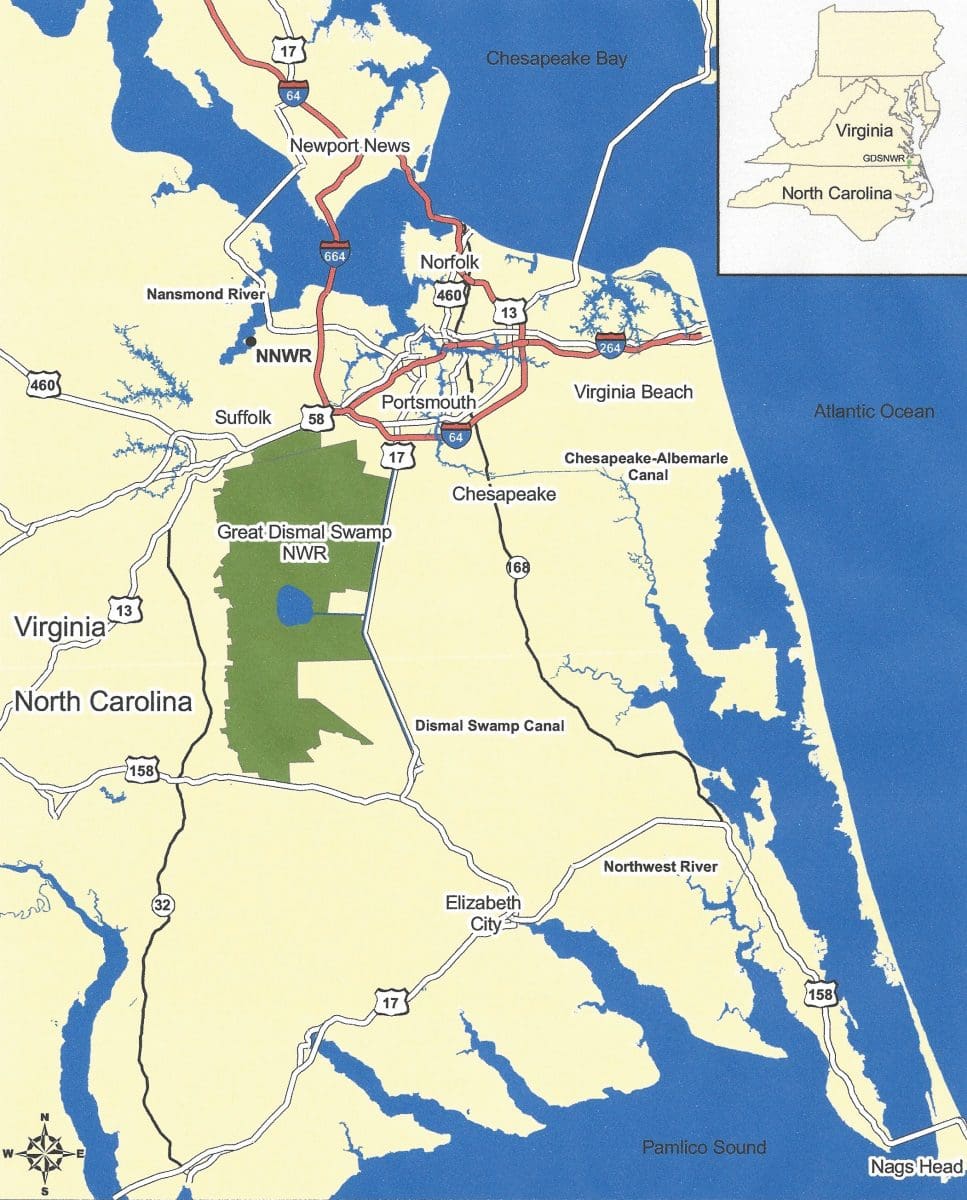 Great Dismal Swamp Map