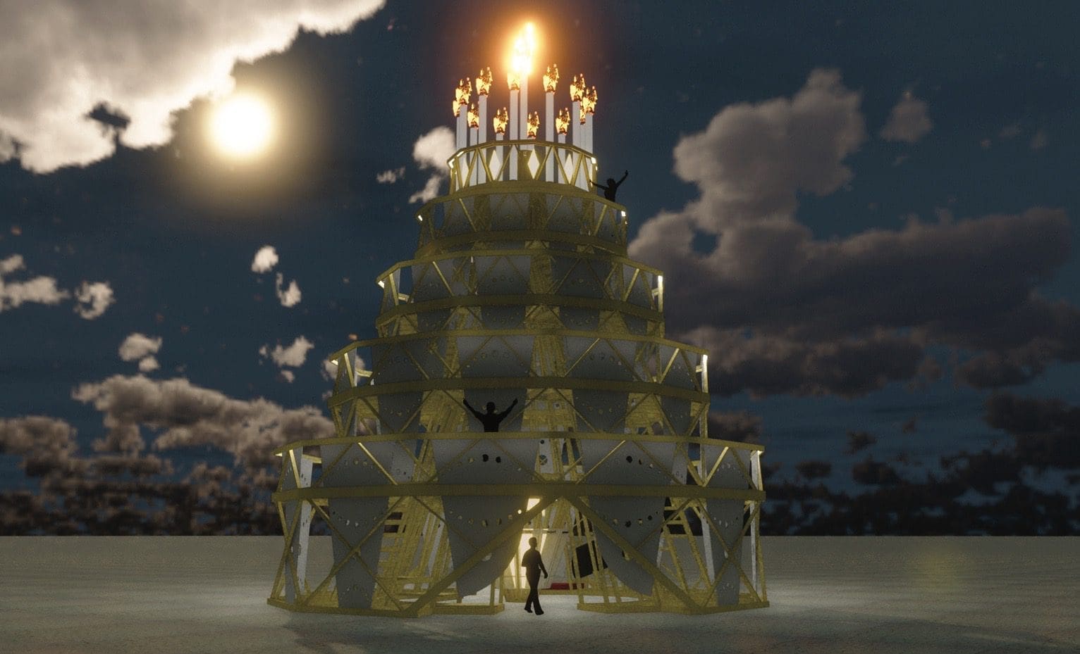 MEGACAKE Burning Man
