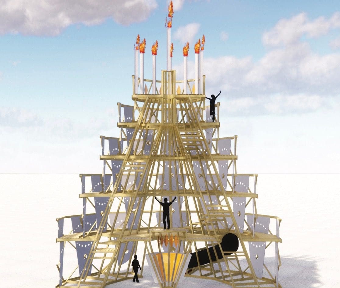MEGACAKE Burning Man, Nevada
