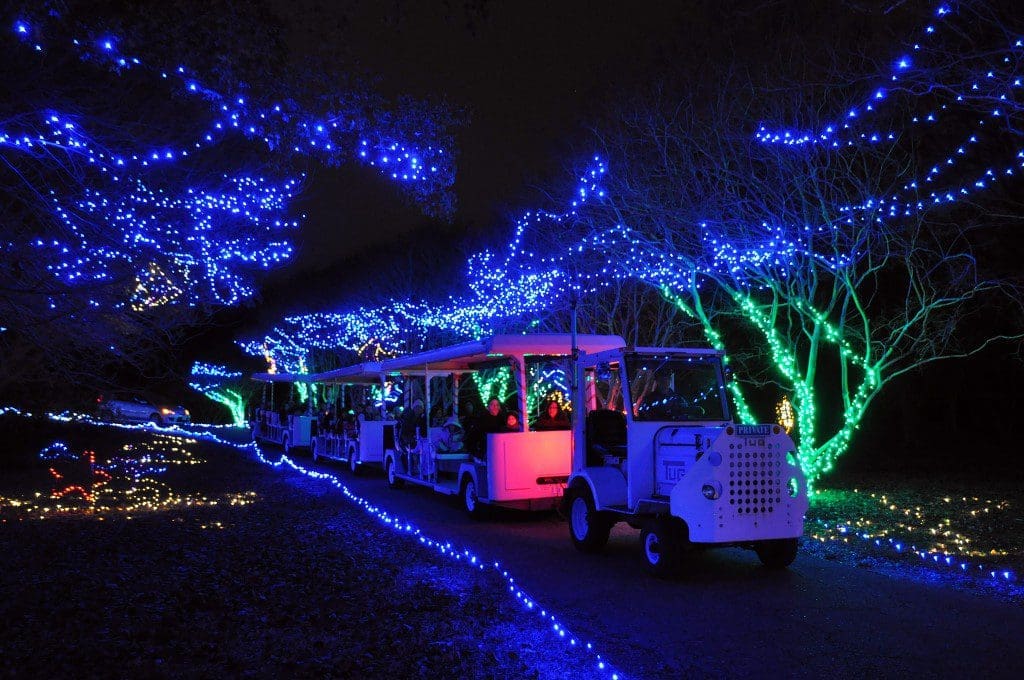 Norfolk Botanical Garden, NFG Express, Christmas, Santa, Hampton Roads