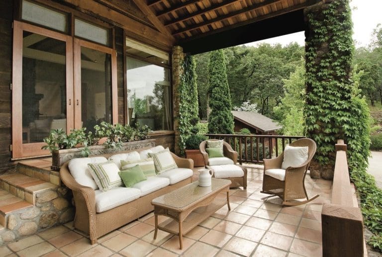 beautiful front porch