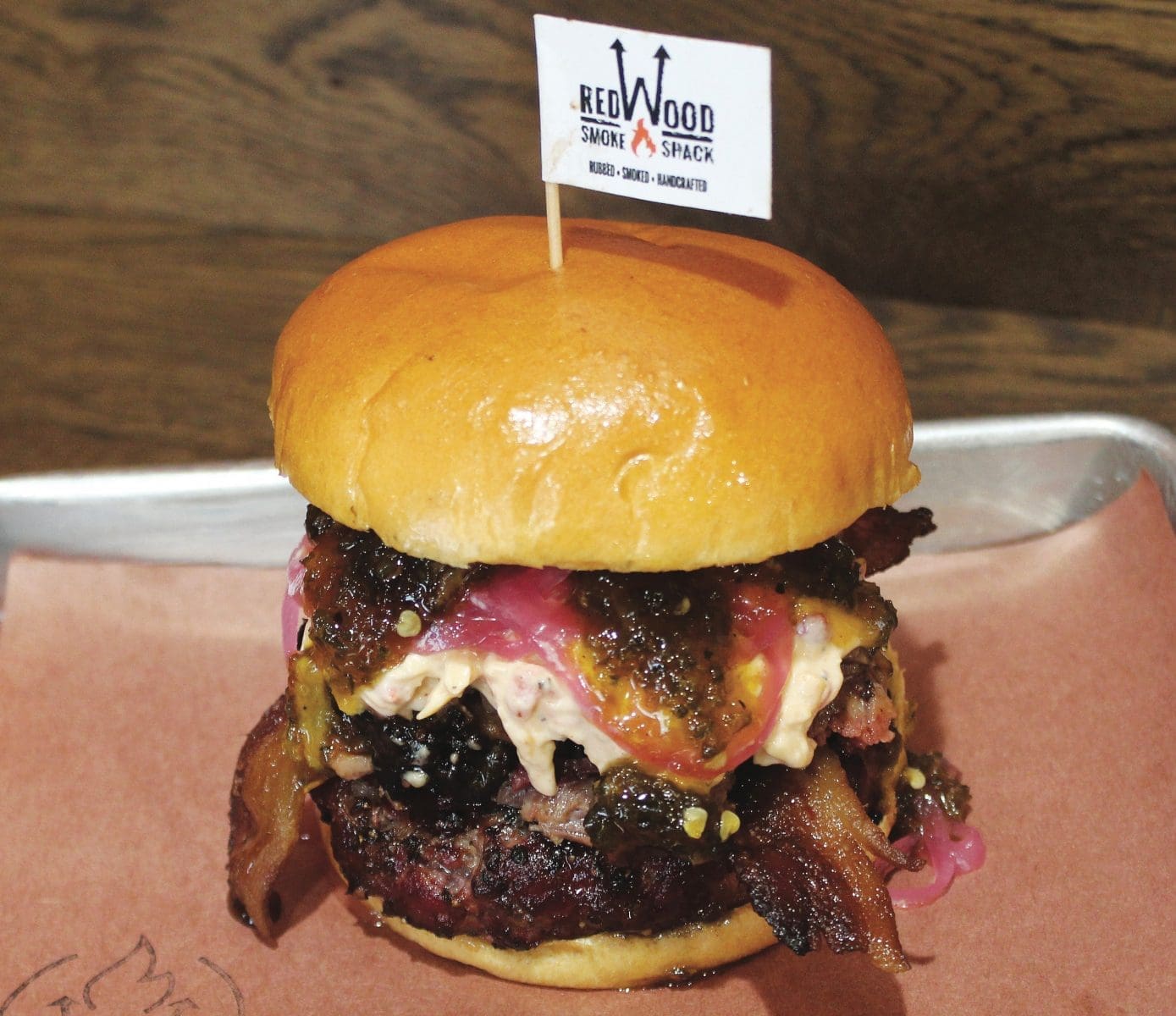 Redwood Smoke Shack burger