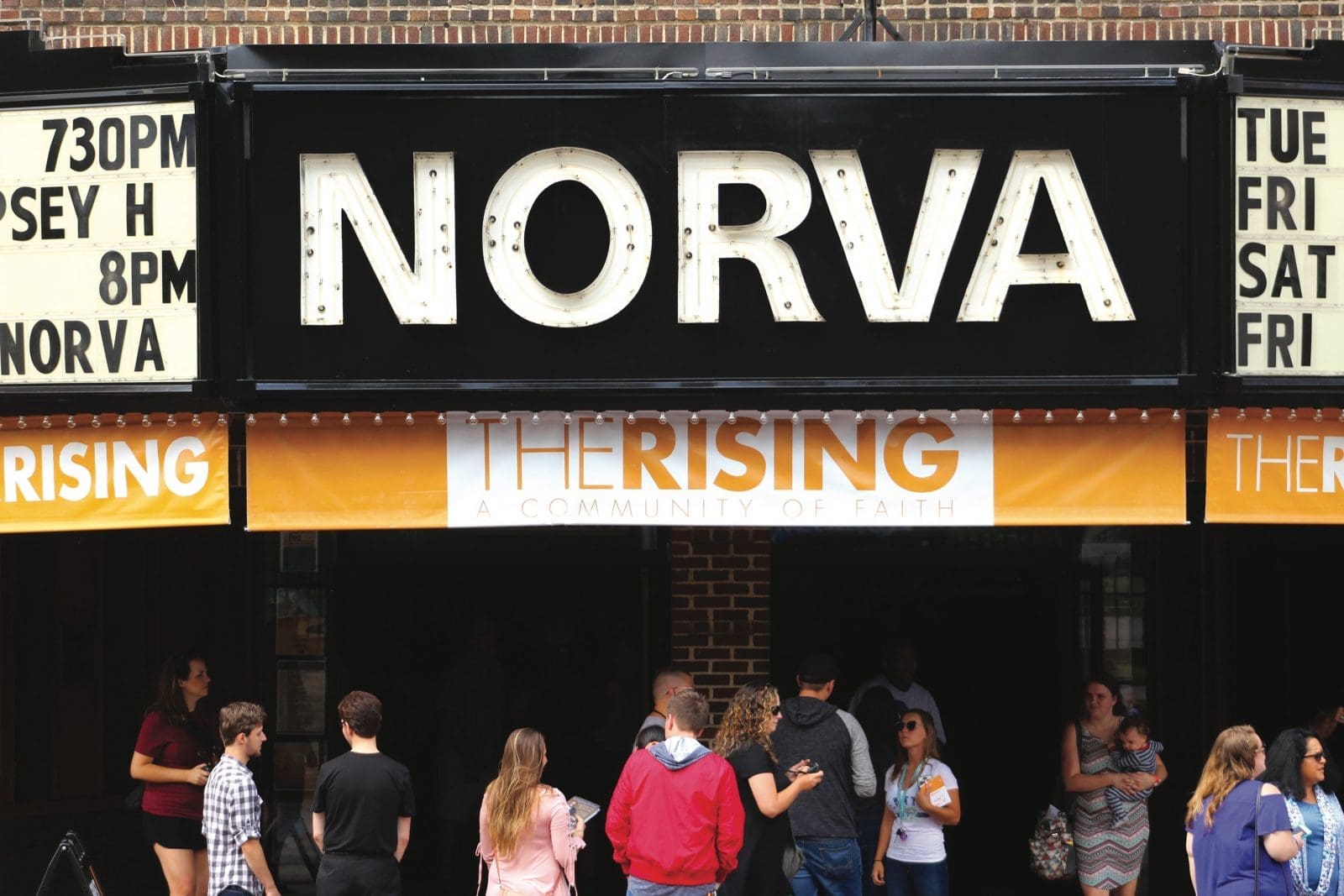 The Rising, The NorVa, Norfolk, Christianity