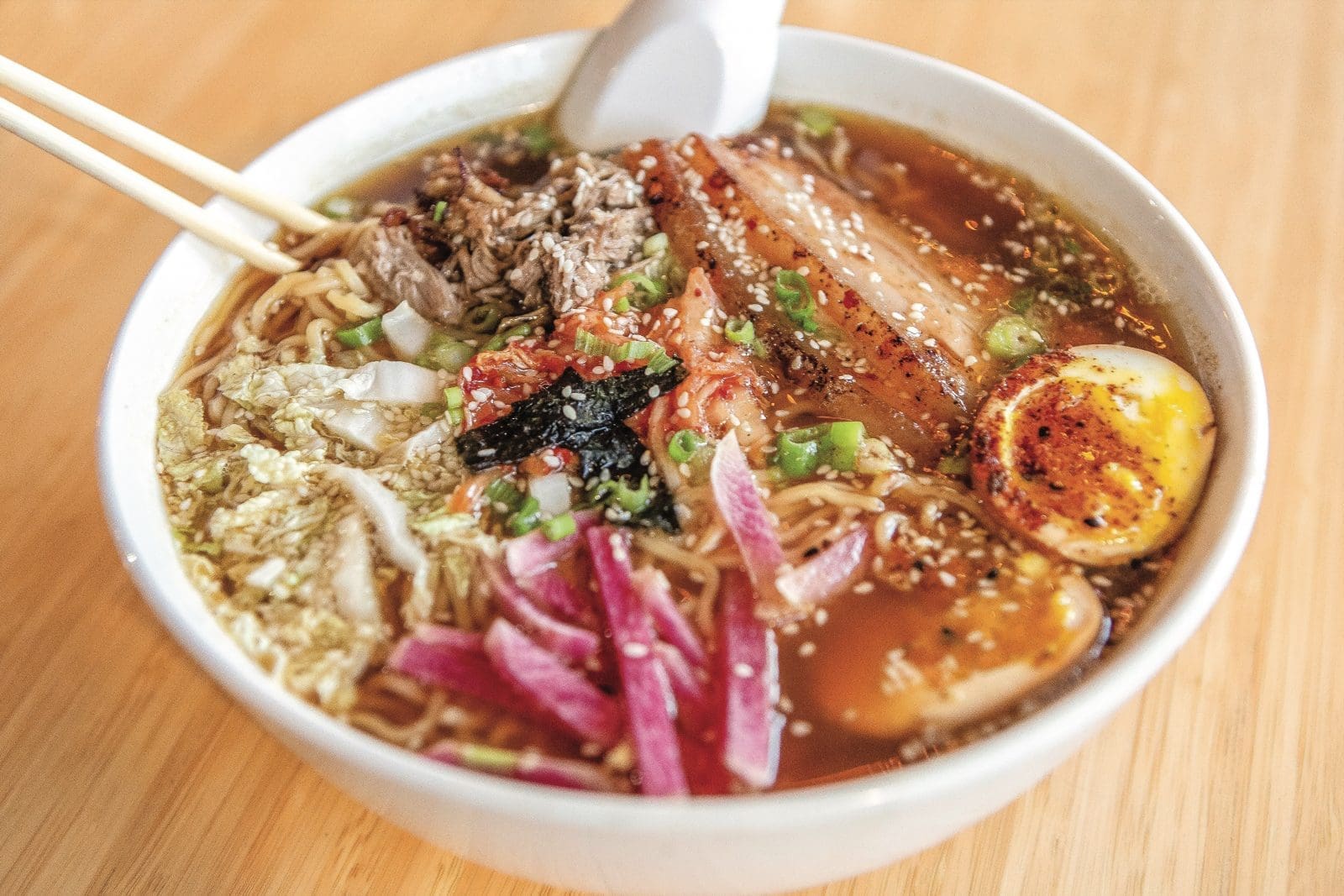 Spicy Miso Ramen from Stockpot, Virginia Beach