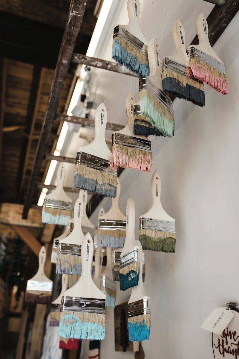 Stencil & Knot paintbrushes