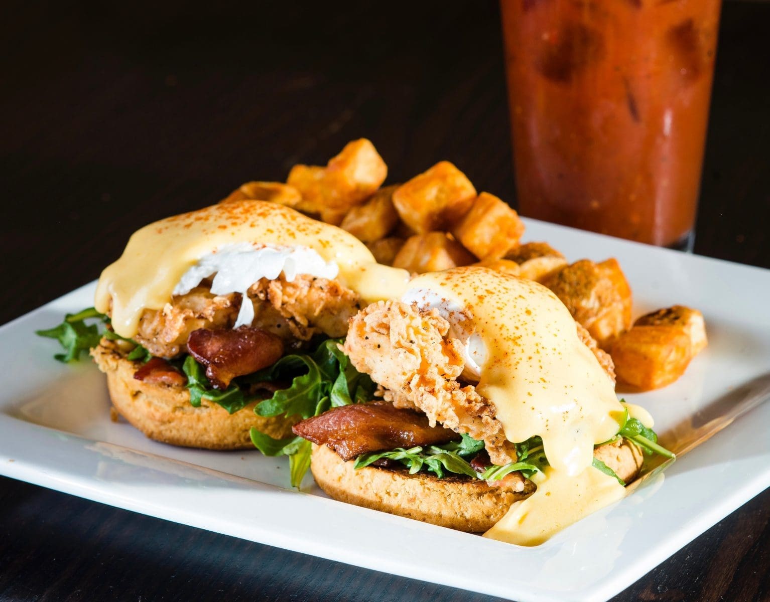 Swanky Benedict Baker's Crust Brunch