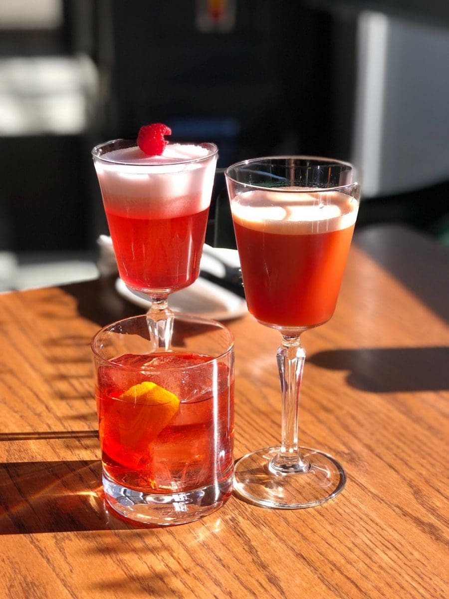 Cocktails on Valentine's Day at Hilton Norfolk The Main