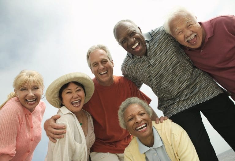 Group of Friends Laughing
